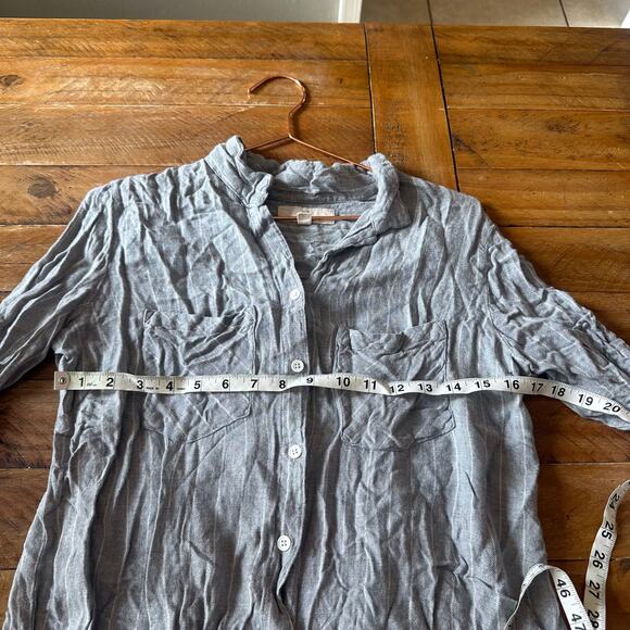Thread & Supply button down striped soft top size large - Picture 5 of 6